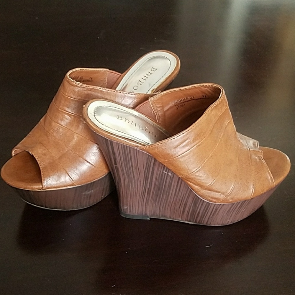 Cognac brown Clogs